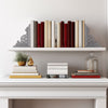 Dark Grey Distressed Vintage Decorative Wood Bookends (Set of 2)